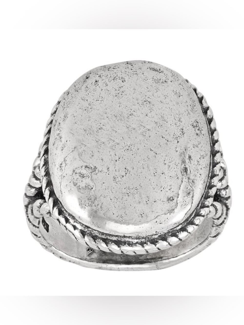 Silpada “Big Presence” Sterling Silver Dome Ring Sz 9 Statement Bold - Picture 7 of 7